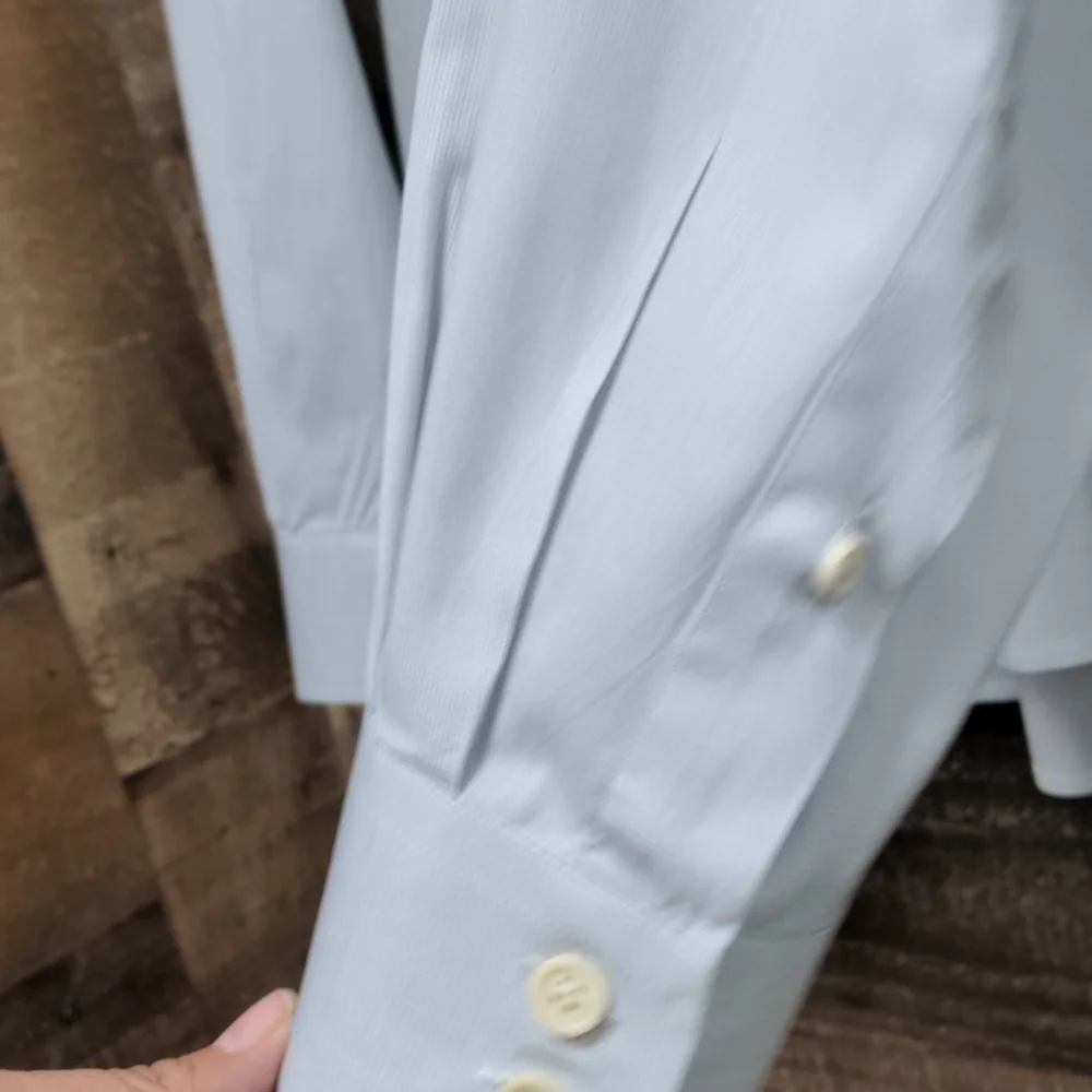 Ted Baker , light blue Men's shirt, size 5 - Picture 4 of 7